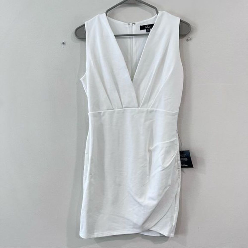 Lulu's White Sleeveless Dress - Picture 5 of 11